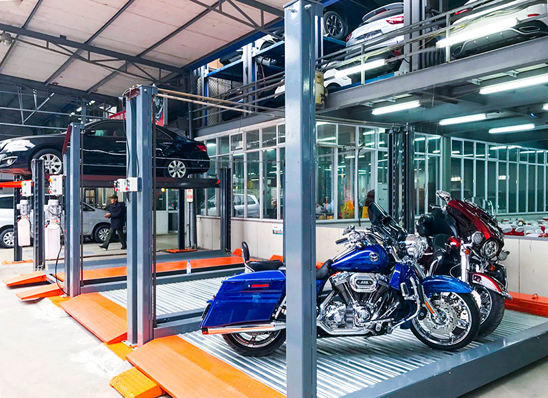 將家用立體車(chē)庫轉變?yōu)槎喙δ芸臻g的創(chuàng  )意設計